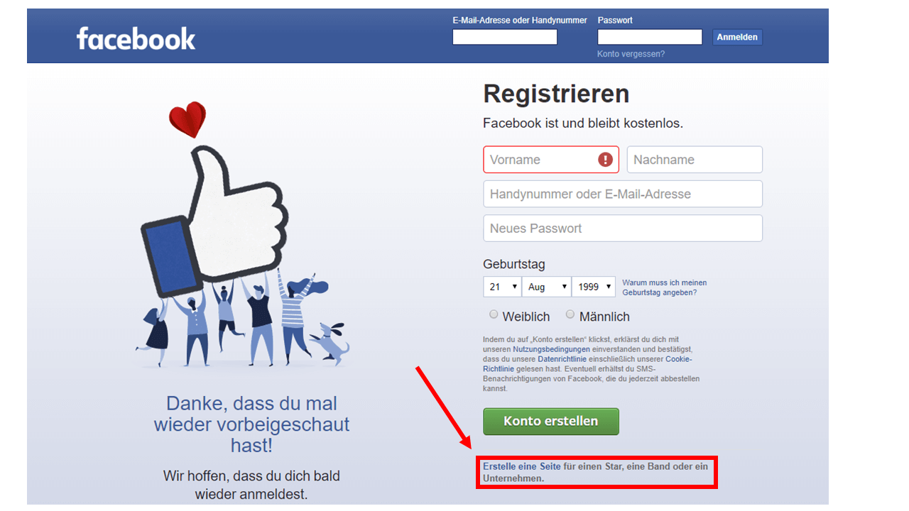 Facebook: Eine eigene Facebook Seite für den Verein erstellen. In diesem Tutorial zeigen wir dir, wie es funktioniert.