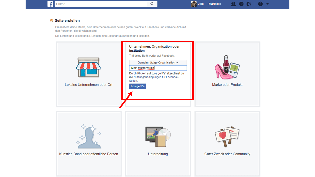 Facebook: Eine eigene Facebook Seite für den Verein erstellen. In diesem Tutorial zeigen wir dir, wie es funktioniert.