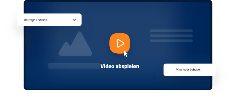 Klicktutorial WISO MeinVerein Web Mitglieder Umfrage