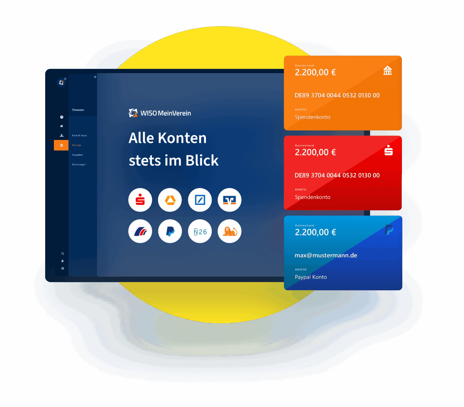 Miltibanking mit WISO MeinVerein Web