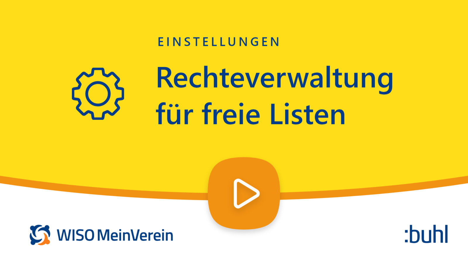 Vorschaubild MeinVerein Youtube Tutorial Rechteverwaltung für freie Listen nutzen